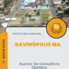 Apostila Auxiliar De Consultório Dentário Prefeitura de Davinópolis MA 2024