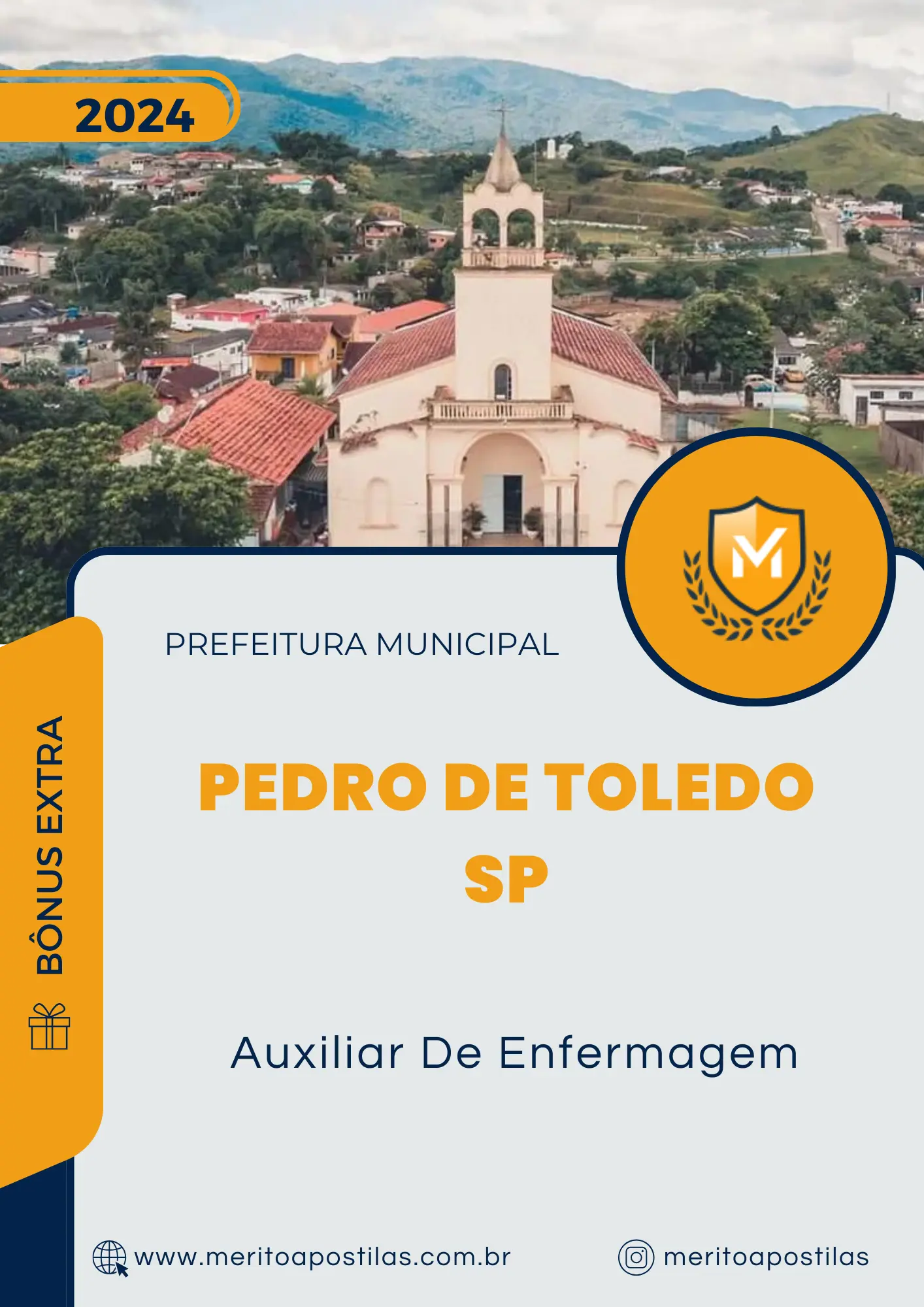 Apostila Auxiliar De Enfermagem Prefeitura de Pedro de Toledo SP 2024