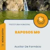 Apostila Auxiliar De Farmácia Prefeitura de Raposos MG 2024