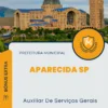 Apostila Auxiliar De Serviços Gerais Prefeitura de Aparecida SP 2024
