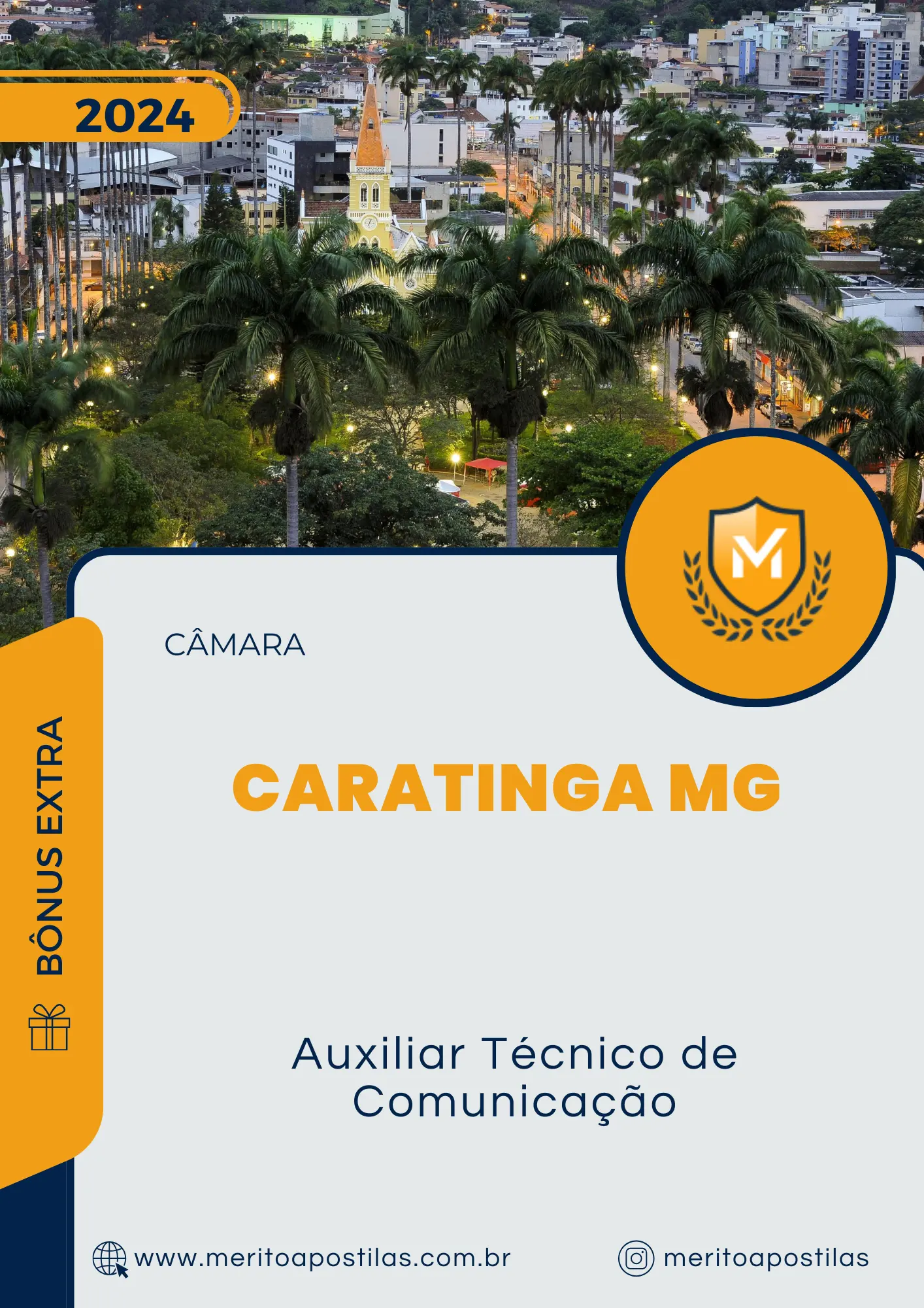 Apostila Auxiliar Técnico de Comunicação Câmara de Caratinga MG 2024