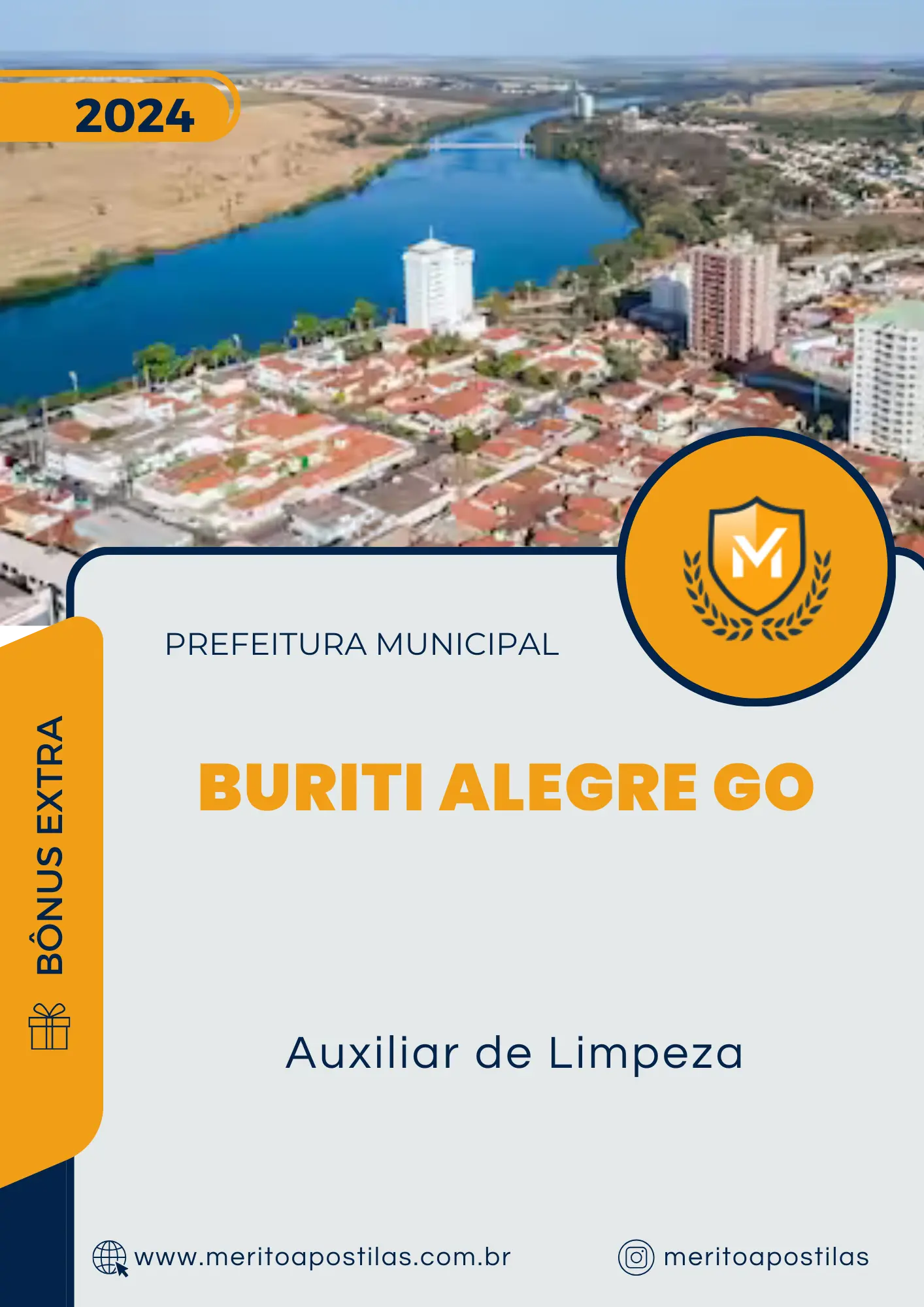 Apostila Auxiliar de Limpeza Prefeitura de Buriti Alegre GO 2024