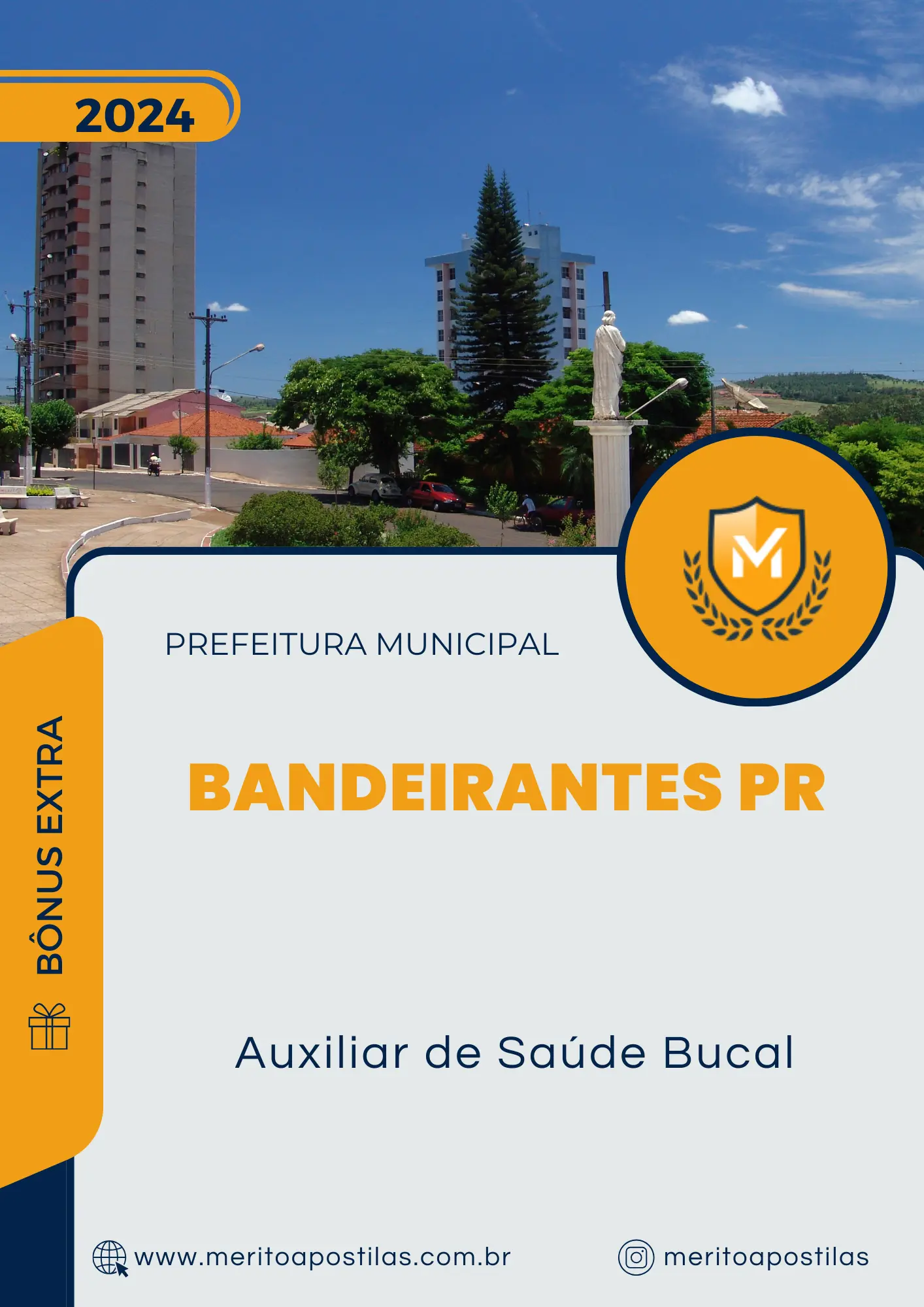 Apostila Auxiliar de Saúde Bucal Prefeitura de Bandeirantes PR 2024