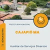 Apostila Auxiliar de Serviços Diversos Prefeitura de Cajapió MA 2024