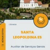 Apostila Auxiliar de Serviços Gerais Câmara de Santa Leopoldina ES 2024