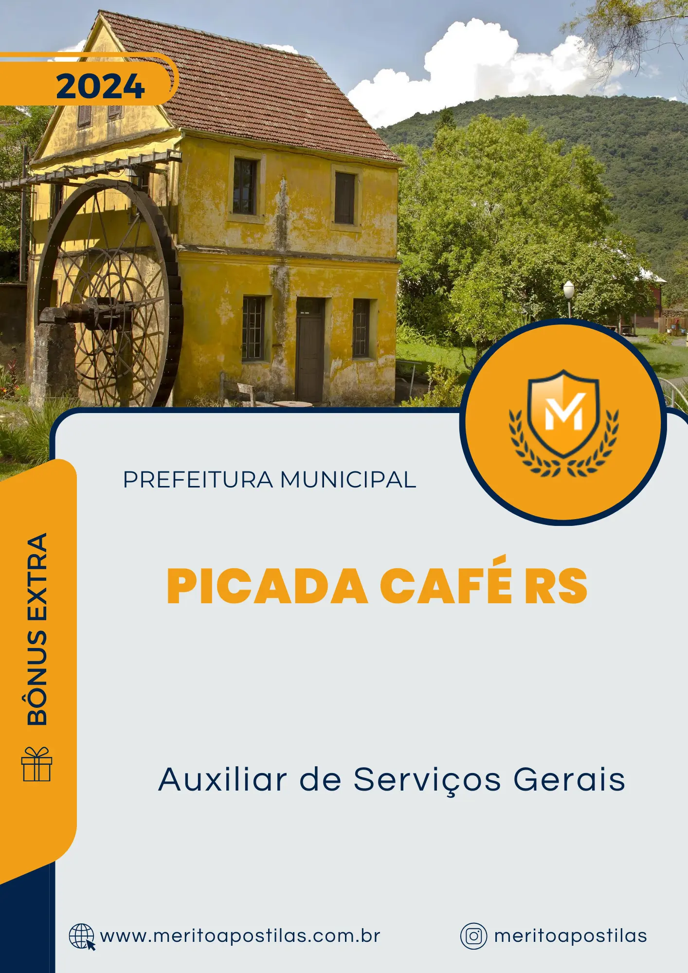 Apostila Auxiliar de Serviços Gerais Prefeitura de Picada Café RS 2024