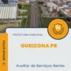 Apostila Auxiliar de Serviços Gerais Prefeitura de Ourizona PR 2024
