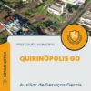 Apostila Auxiliar de Serviços Gerais Prefeitura de Quirinópolis GO 2024