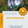 Apostila Auxiliar de Serviços Odontológicos Prefeitura de Nova Ponte MG 2024