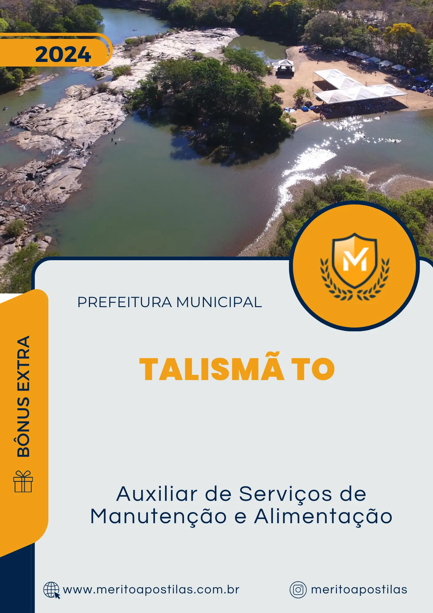 Apostila Auxiliar de Serviços de Manutenção e Alimentação Prefeitura de Talismã TO 2024