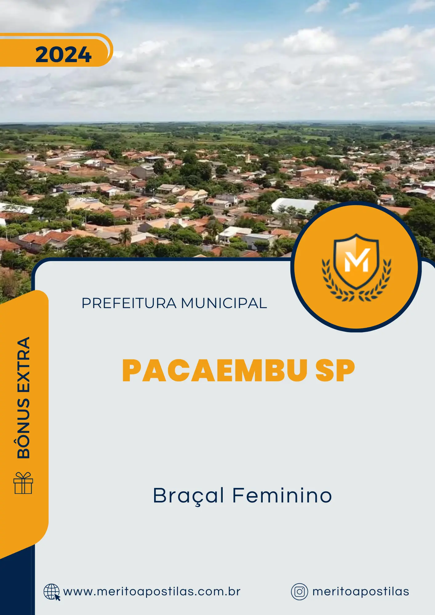 Apostila Braçal Feminino Prefeitura de Pacaembu SP 2024