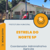Apostila Coordenador Administrativo Agrícola Prefeitura de Estrela do Norte SP 2024