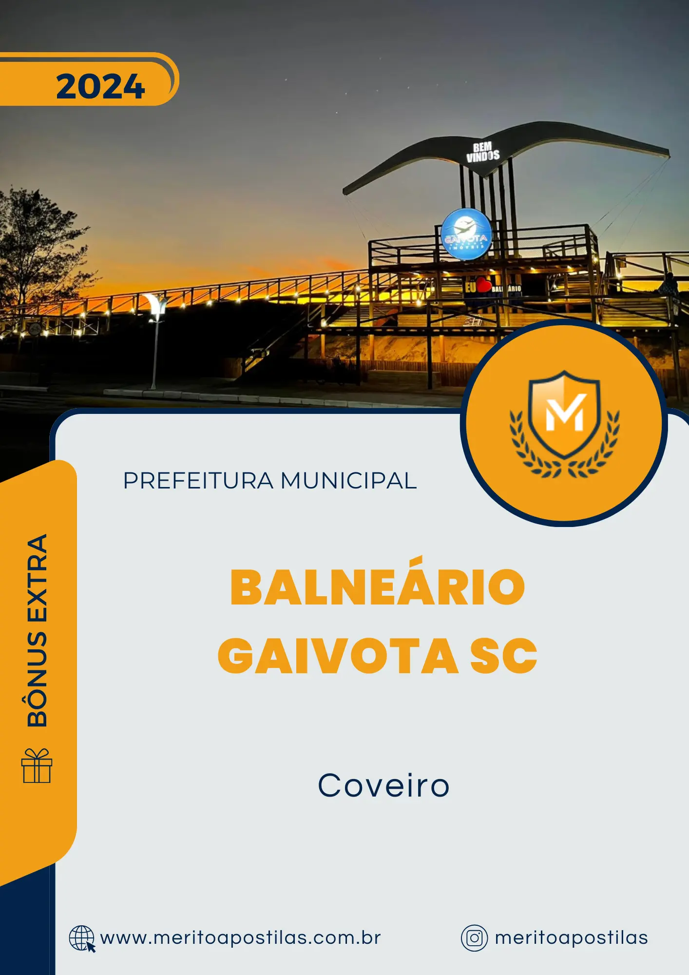 Apostila Coveiro Prefeitura de Balneário Gaivota SC 2024