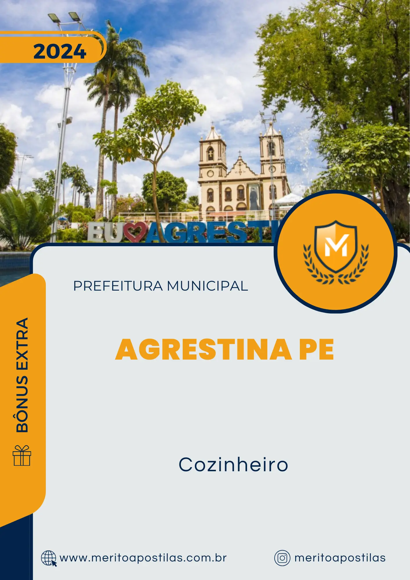 Apostila Cozinheiro Prefeitura de Agrestina PE 2024