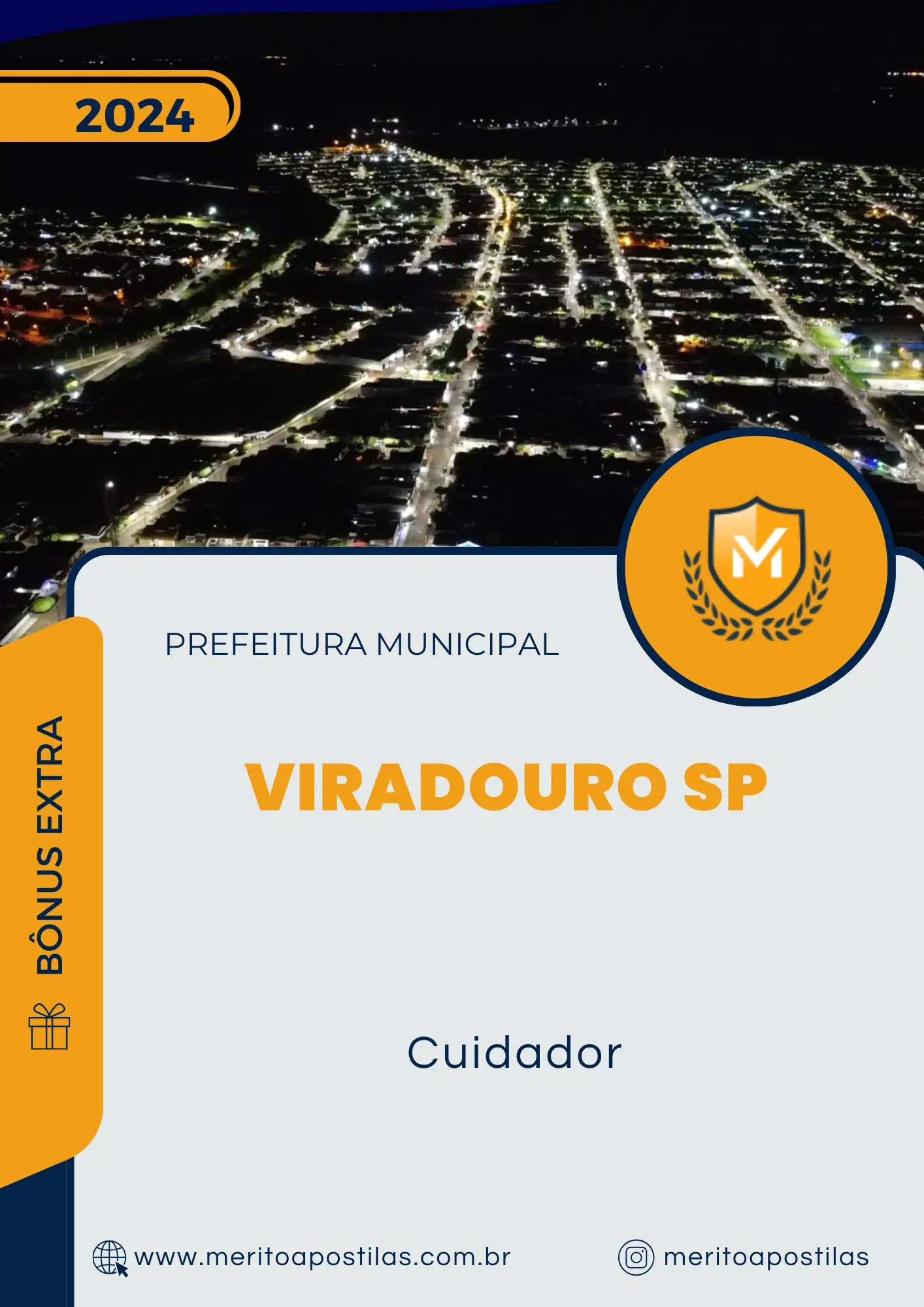 Apostila Cuidador Prefeitura Viradouro SP 2024