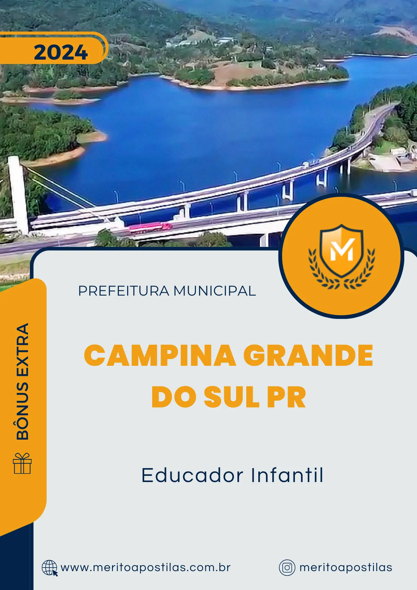 Apostila Educador Infantil Prefeitura de Campina Grande do Sul PR 2024