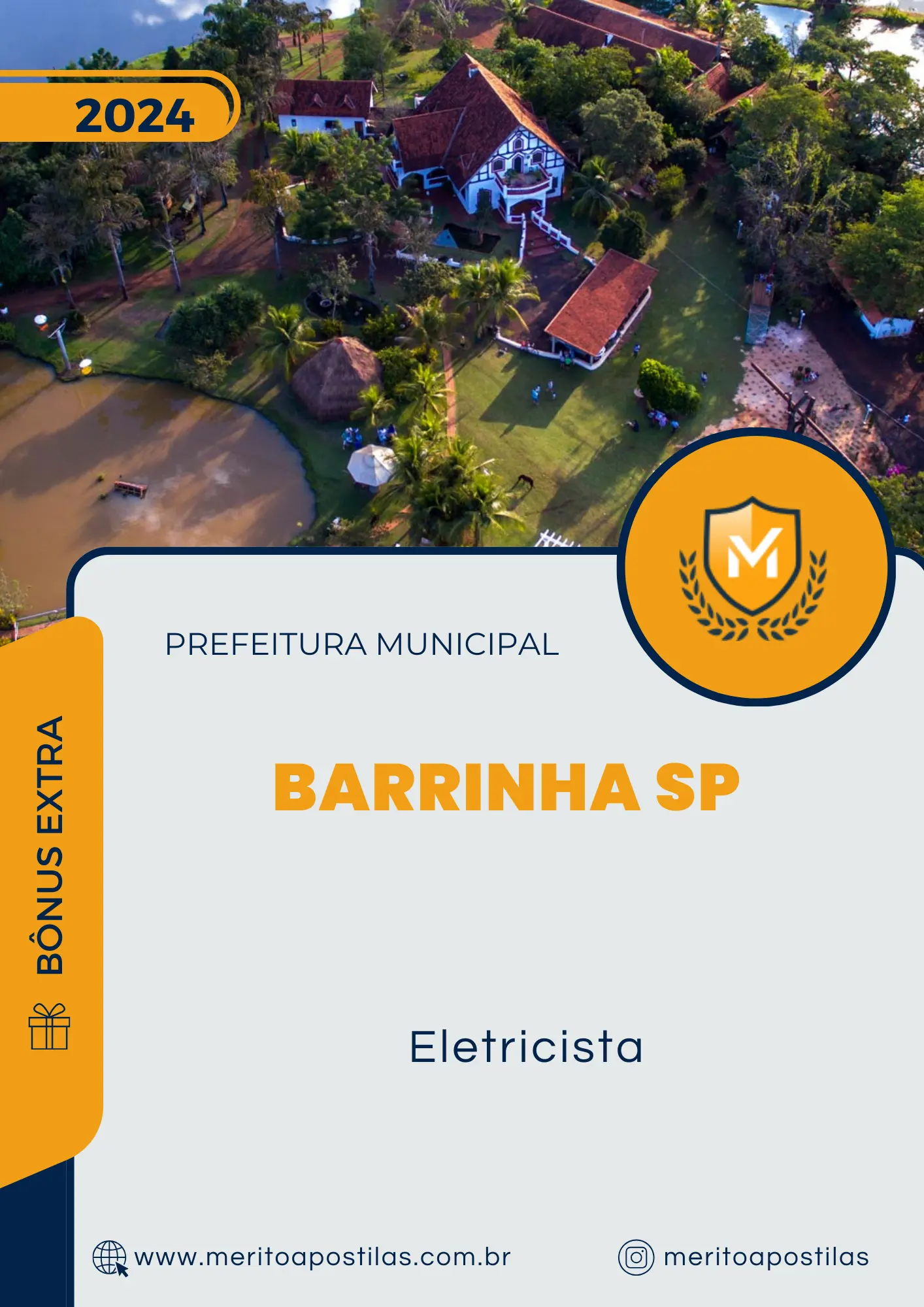 Apostila Eletricista Prefeitura de Barrinha SP 2024