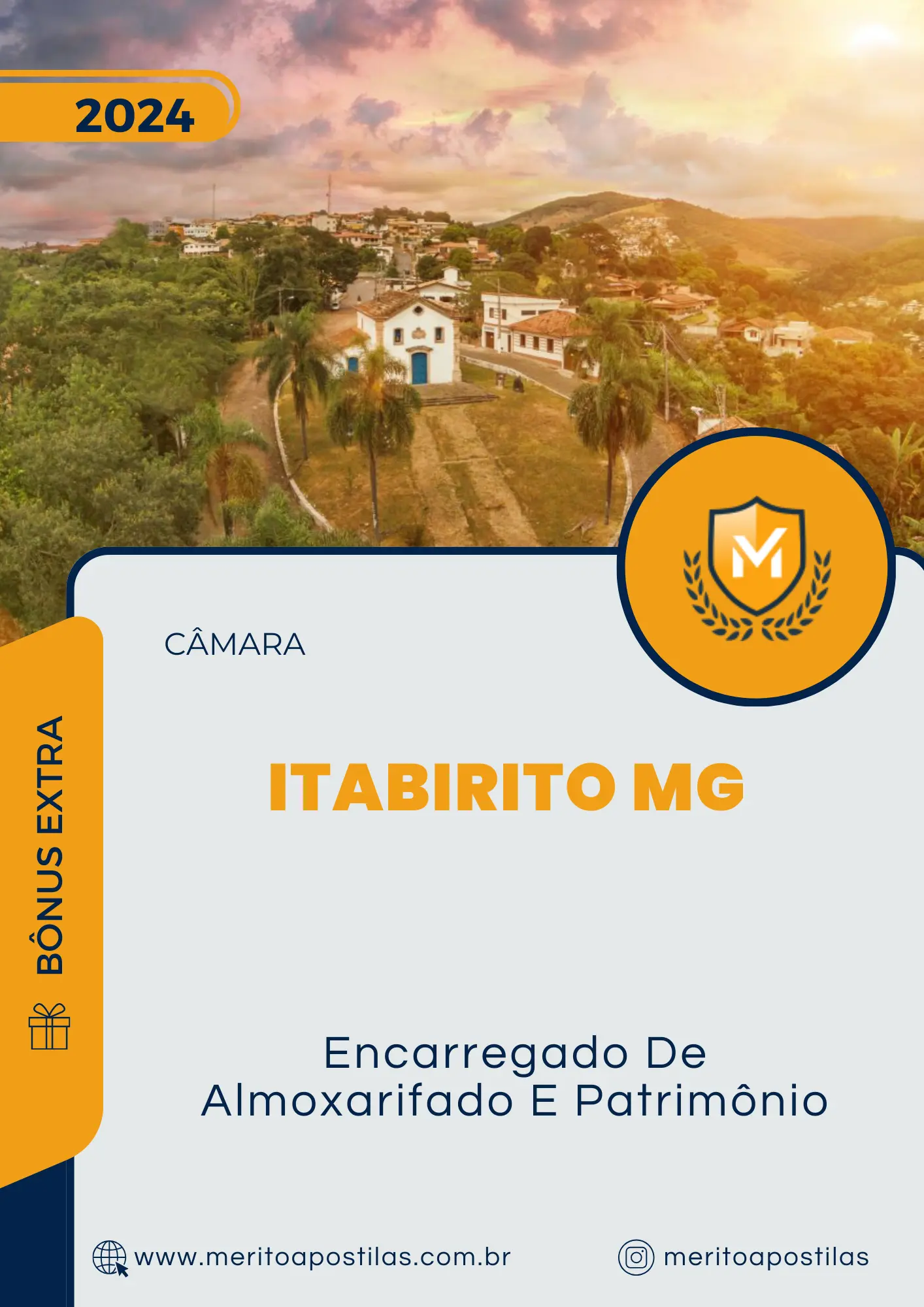 Apostila Encarregado De Almoxarifado E Patrimônio Câmara de Itabirito MG 2024