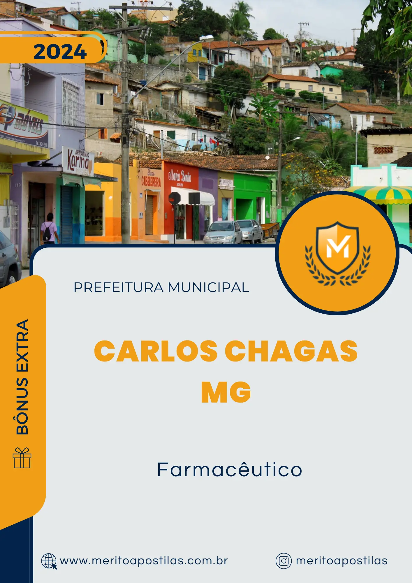 Apostila Farmacêutico Prefeitura de Carlos Chagas MG 2024