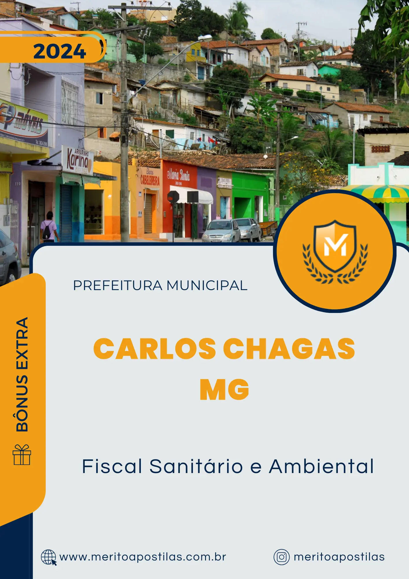 Apostila Fiscal Sanitário e Ambiental Prefeitura de Carlos Chagas MG 2024