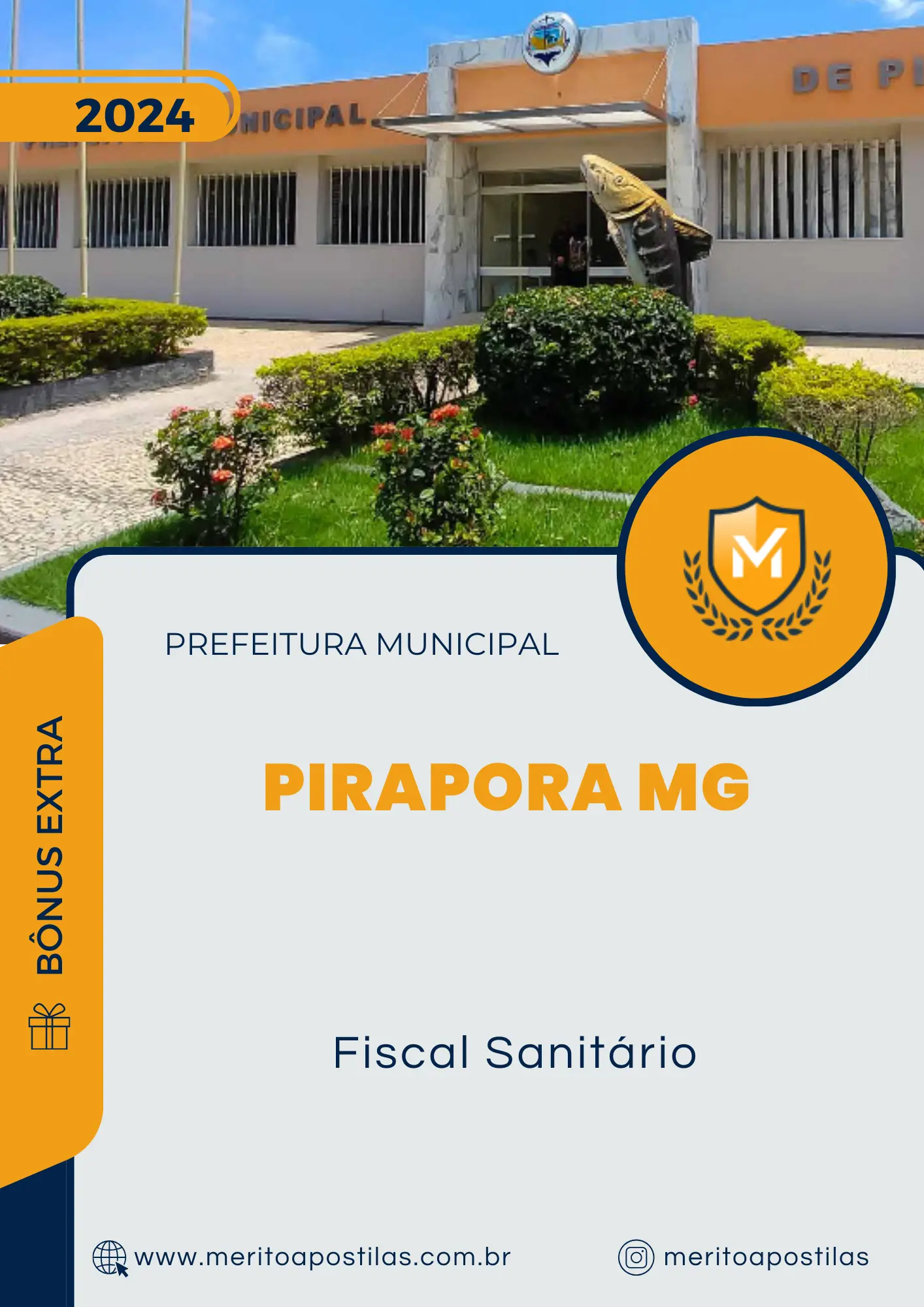 Apostila Fiscal Sanitário Prefeitura Pirapora MG 2024