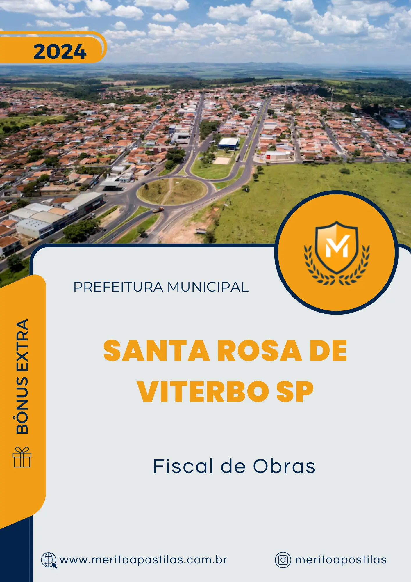 Apostila Fiscal de Obras Prefeitura de Santa Rosa de Viterbo SP 2024