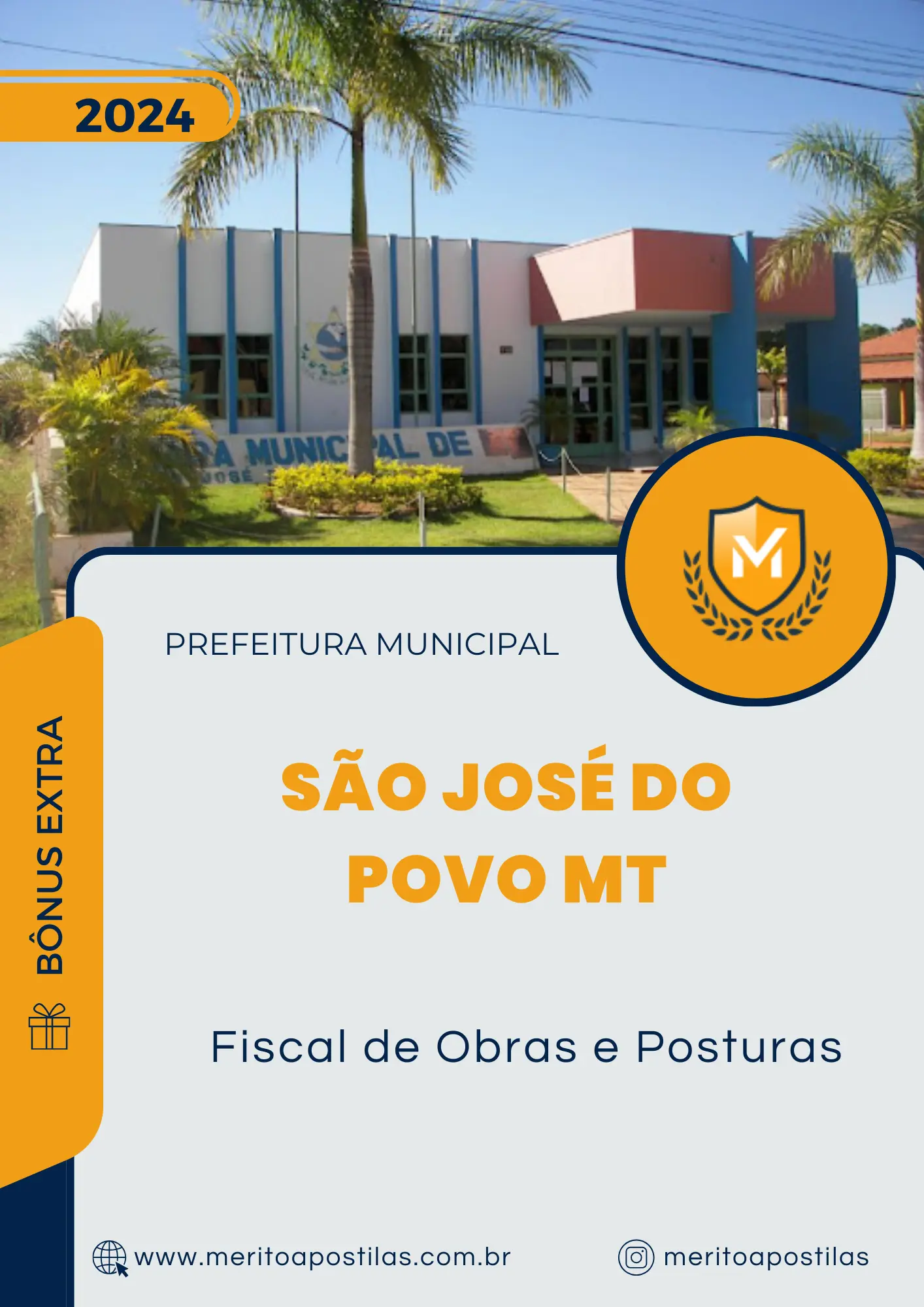 Apostila Fiscal de Obras e Posturas Prefeitura São José do Povo MT 2024