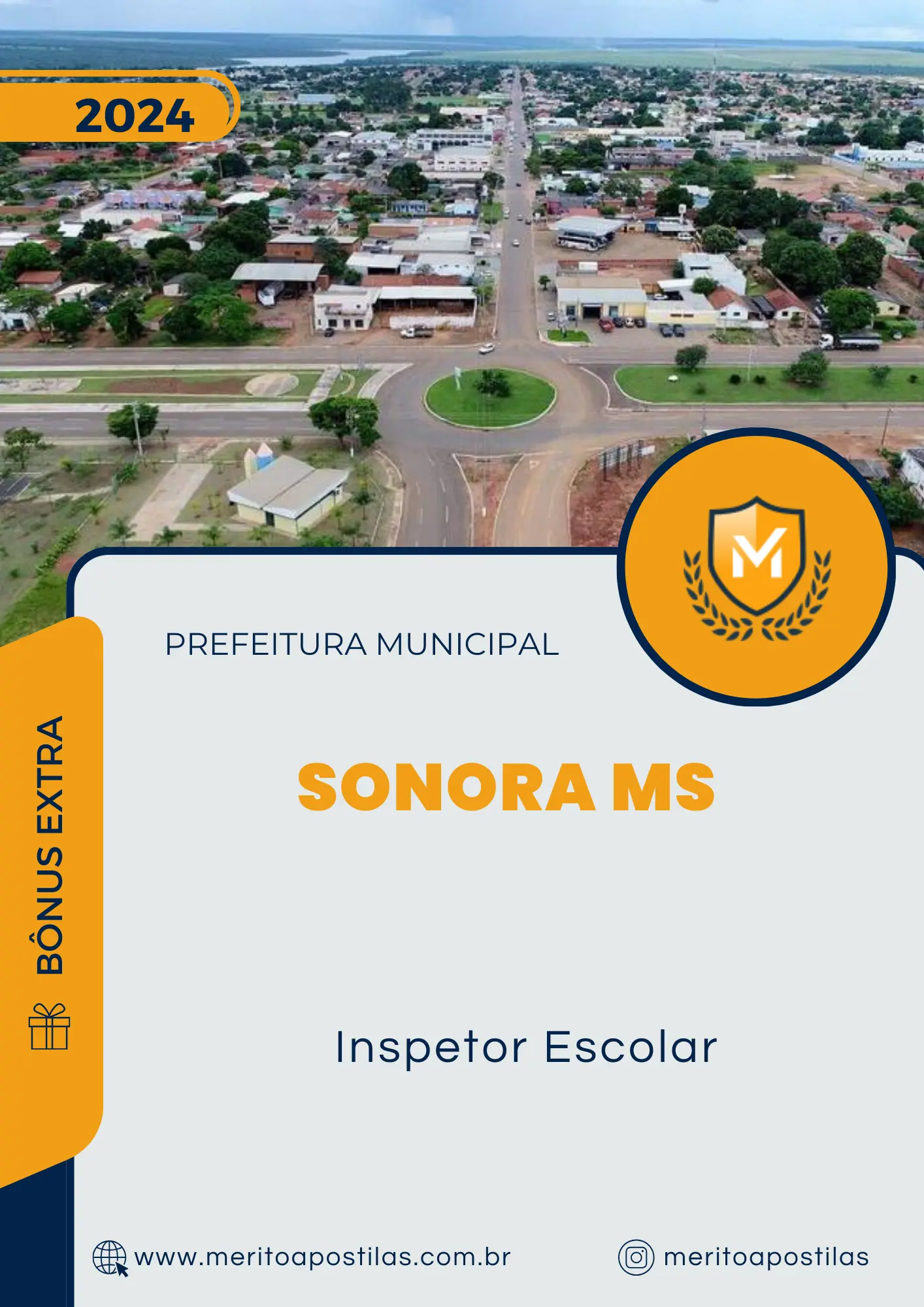 Apostila Inspetor Escolar Prefeitura de Sonora MS 2024