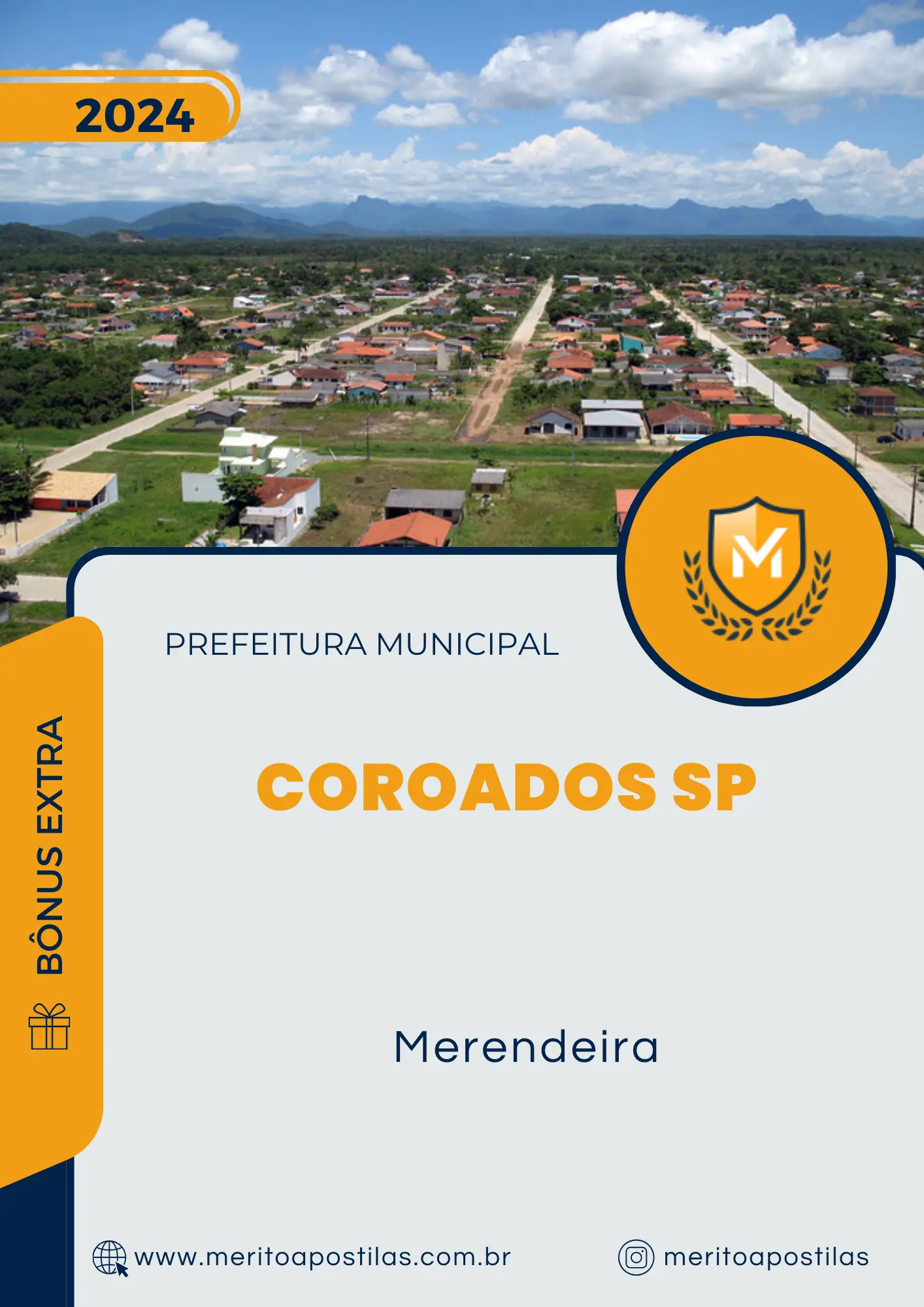 Apostila Merendeira Prefeitura de Coroados SP 2024