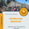 Apostila Monitor De Transporte Escolar Prefeitura de Estrela do Norte SP 2024