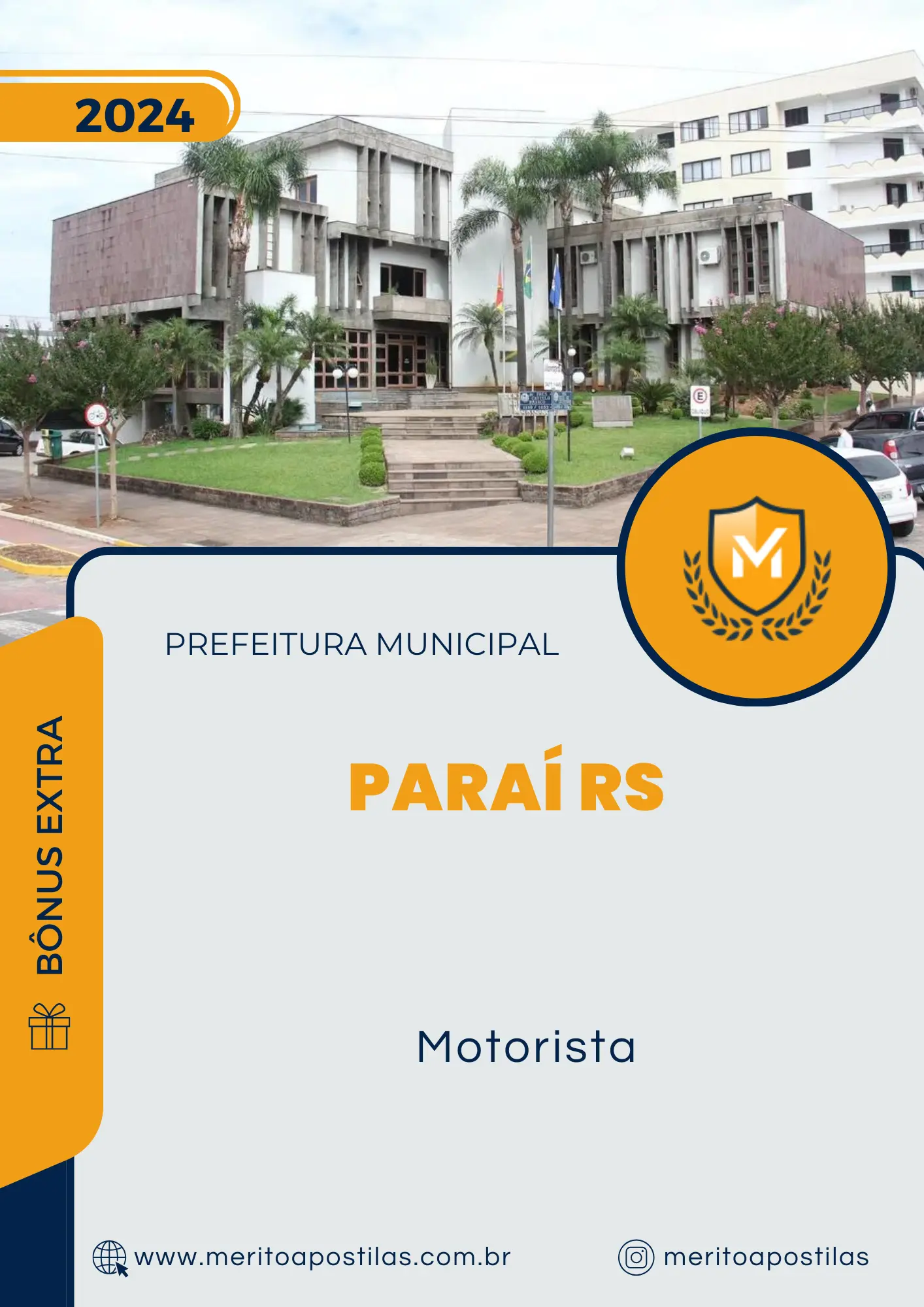 Apostila Motorista Prefeitura de Paraí RS 2024