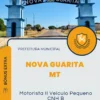 Apostila Motorista II Veículo Pequeno CNH-B Prefeitura de Nova Guarita MT 2024