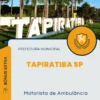 Apostila Motorista de Ambulância Prefeitura de Tapiratiba SP 2024