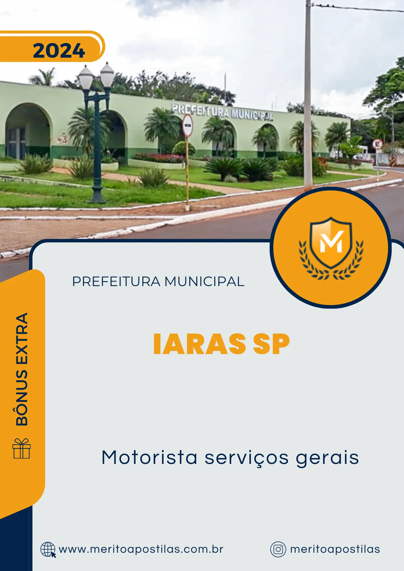Apostila Motorista Serviços Gerais Prefeitura de Iaras SP 2024
