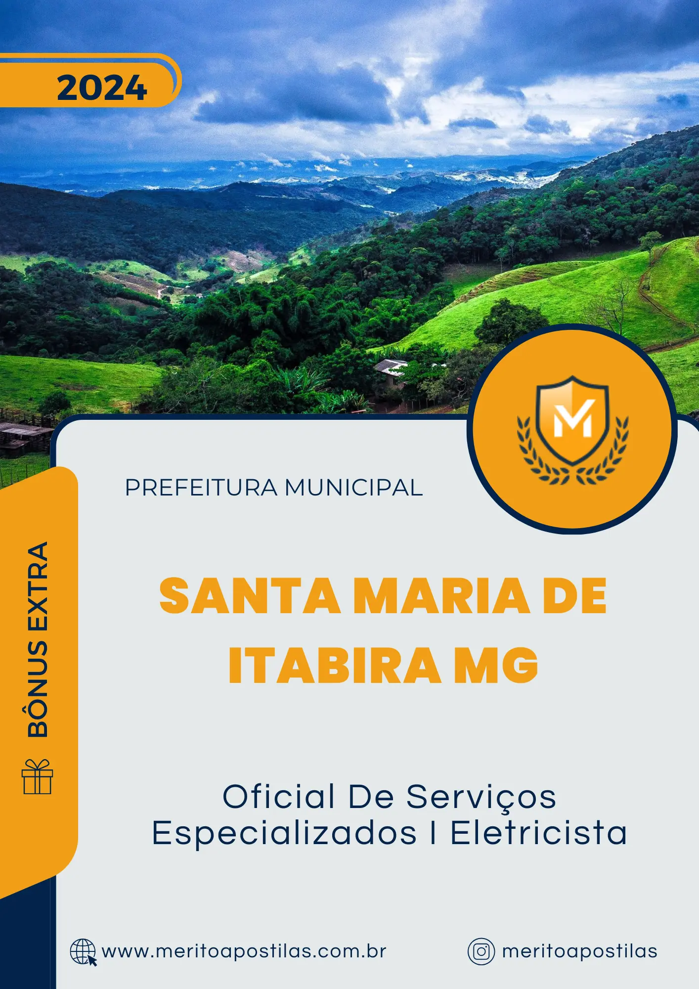 Apostila Oficial De Serviços Especializados I Eletricista Prefeitura de Santa Maria de Itabira MG 2024