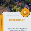 Apostila Operador Da Estação De Tratamento De Àgua E Esgoto Prefeitura de Barrinha SP 2024