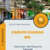 Apostila Operador de Máquina Pesada Prefeitura de Carlos Chagas MG 2024