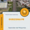 Apostila Operador de Máquinas Prefeitura de Ourizona PR 2024