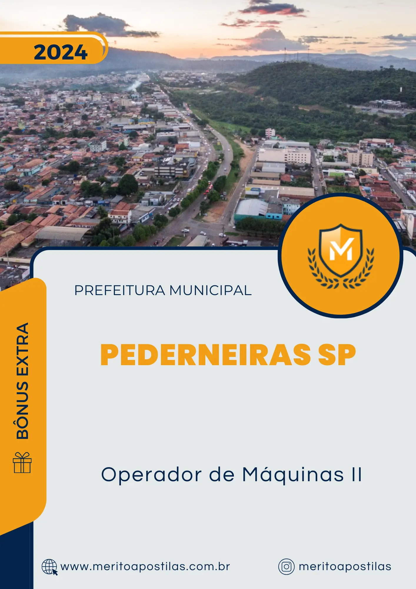 Apostila Operador de Máquinas II Prefeitura de Pederneiras SP 2024