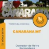 Apostila Operador de Retro Escavadeira Prefeitura de Canarana MT 2024