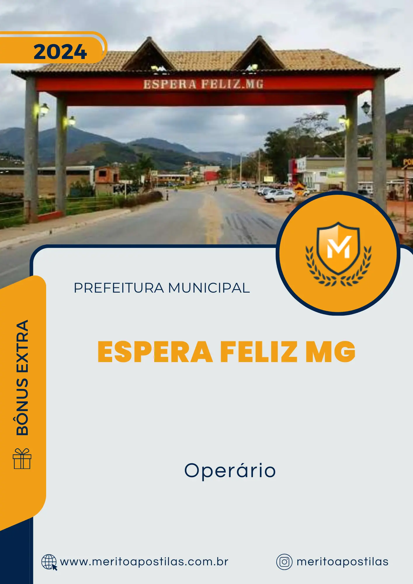 Apostila Operário Prefeitura de Espera Feliz MG 2024
