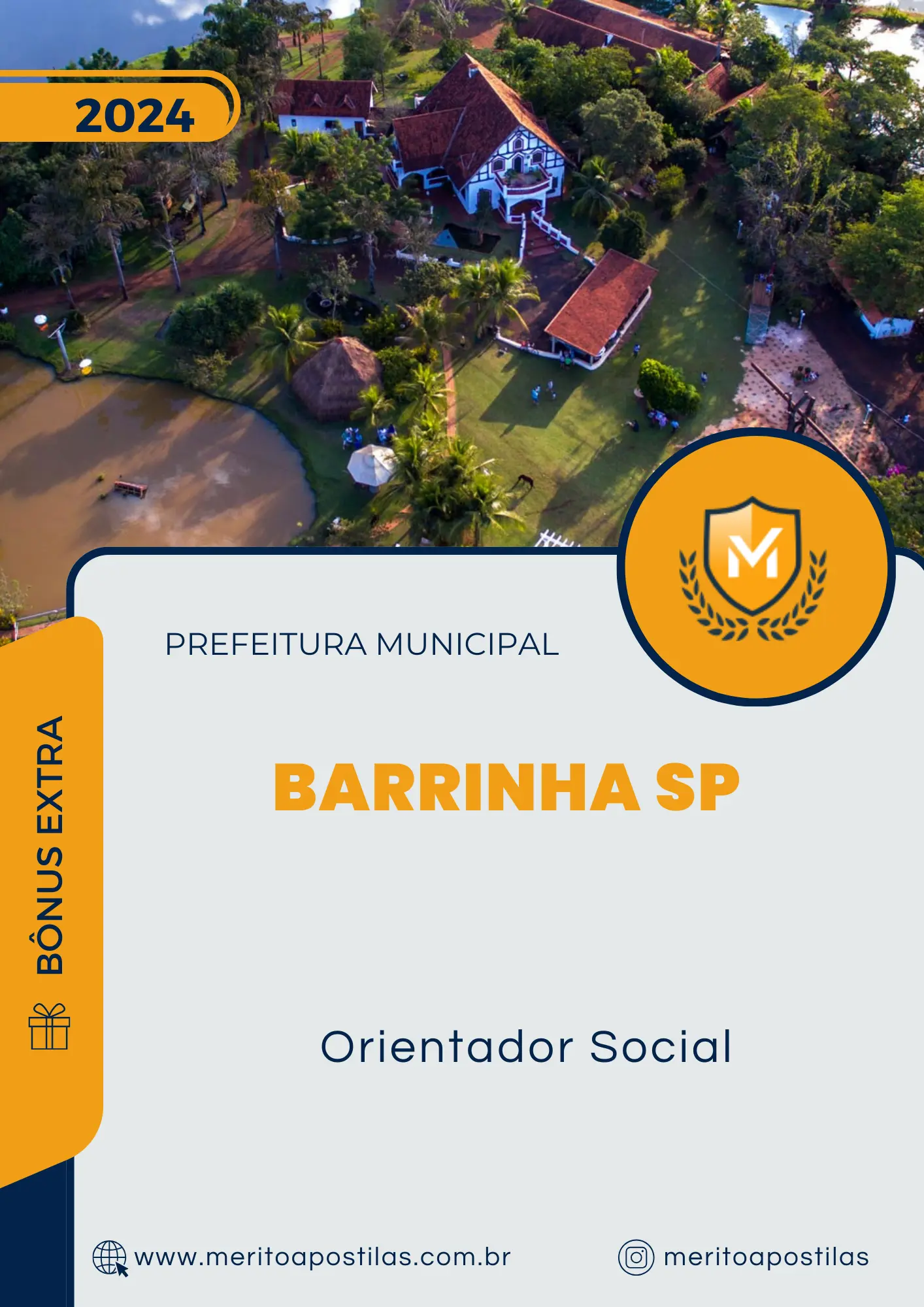 Apostila Orientador Social Prefeitura de Barrinha SP 2024