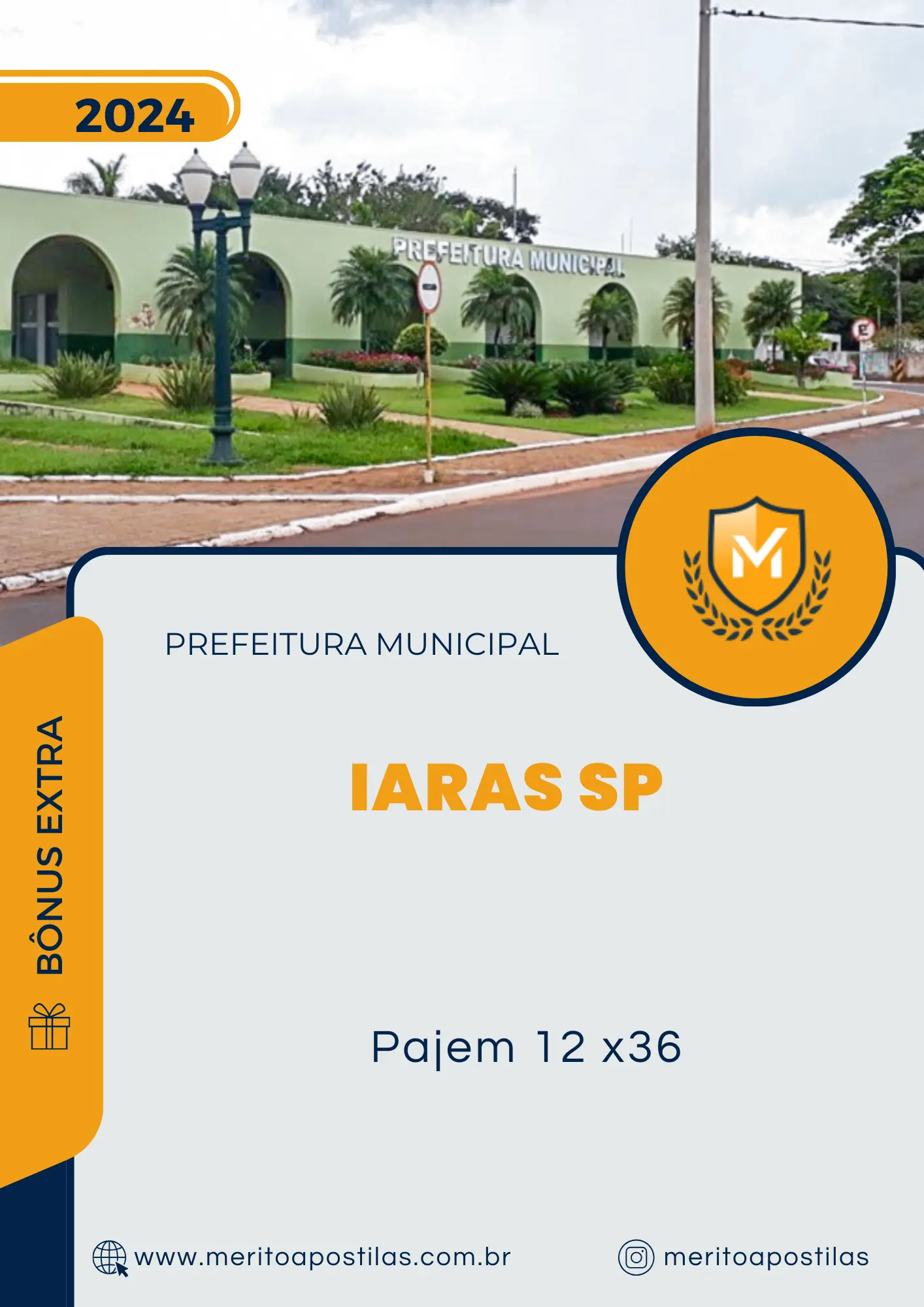 Apostila Pajem 12 x36 Prefeitura de Iaras SP 2024