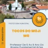 Apostila Professor De 6 Ao 9 Ano Do Ensino Fundamental Artes Prefeitura de Tocos do Moji MG 2024