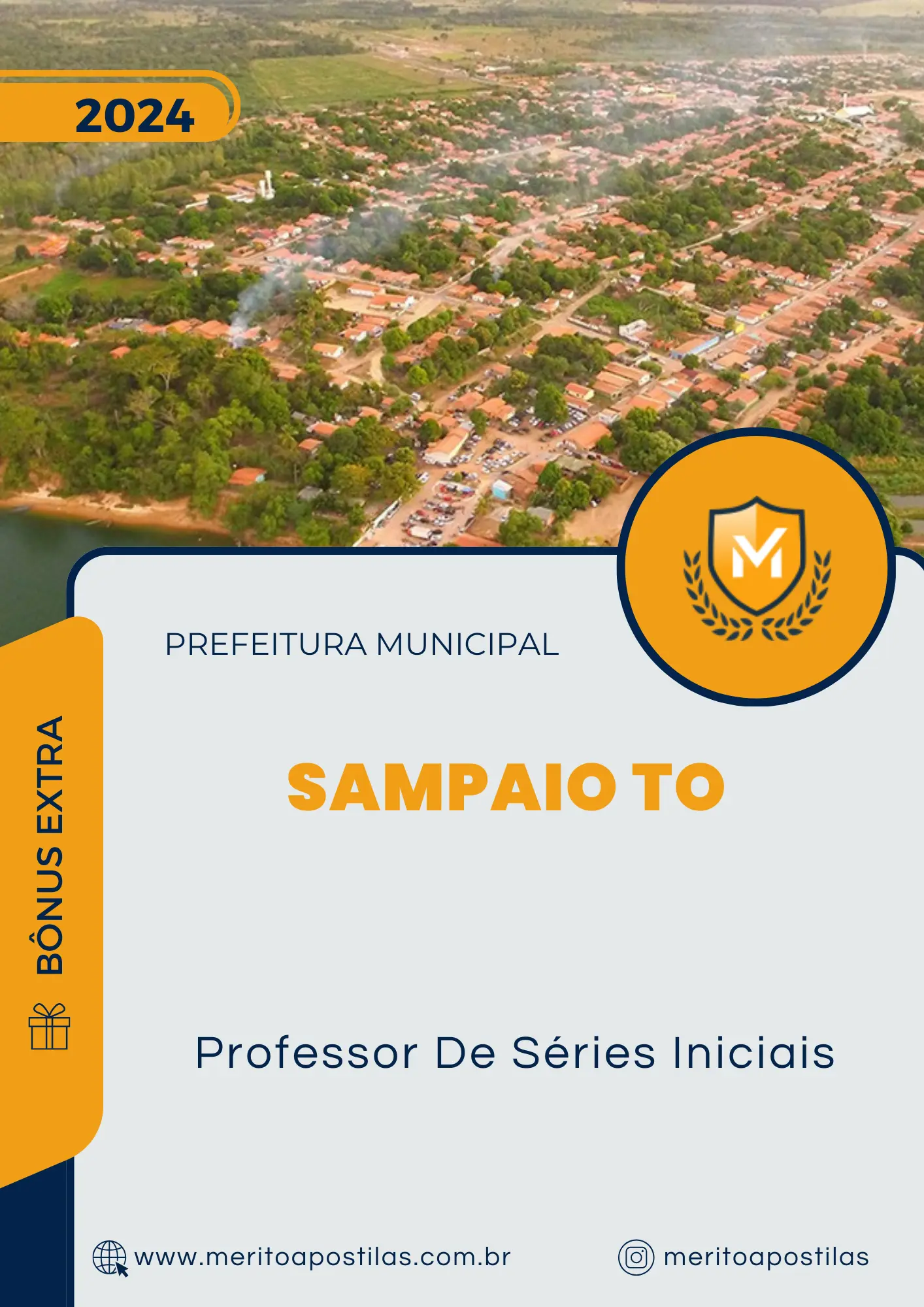 Apostila Professor De Séries Iniciais Prefeitura de Sampaio TO 2024