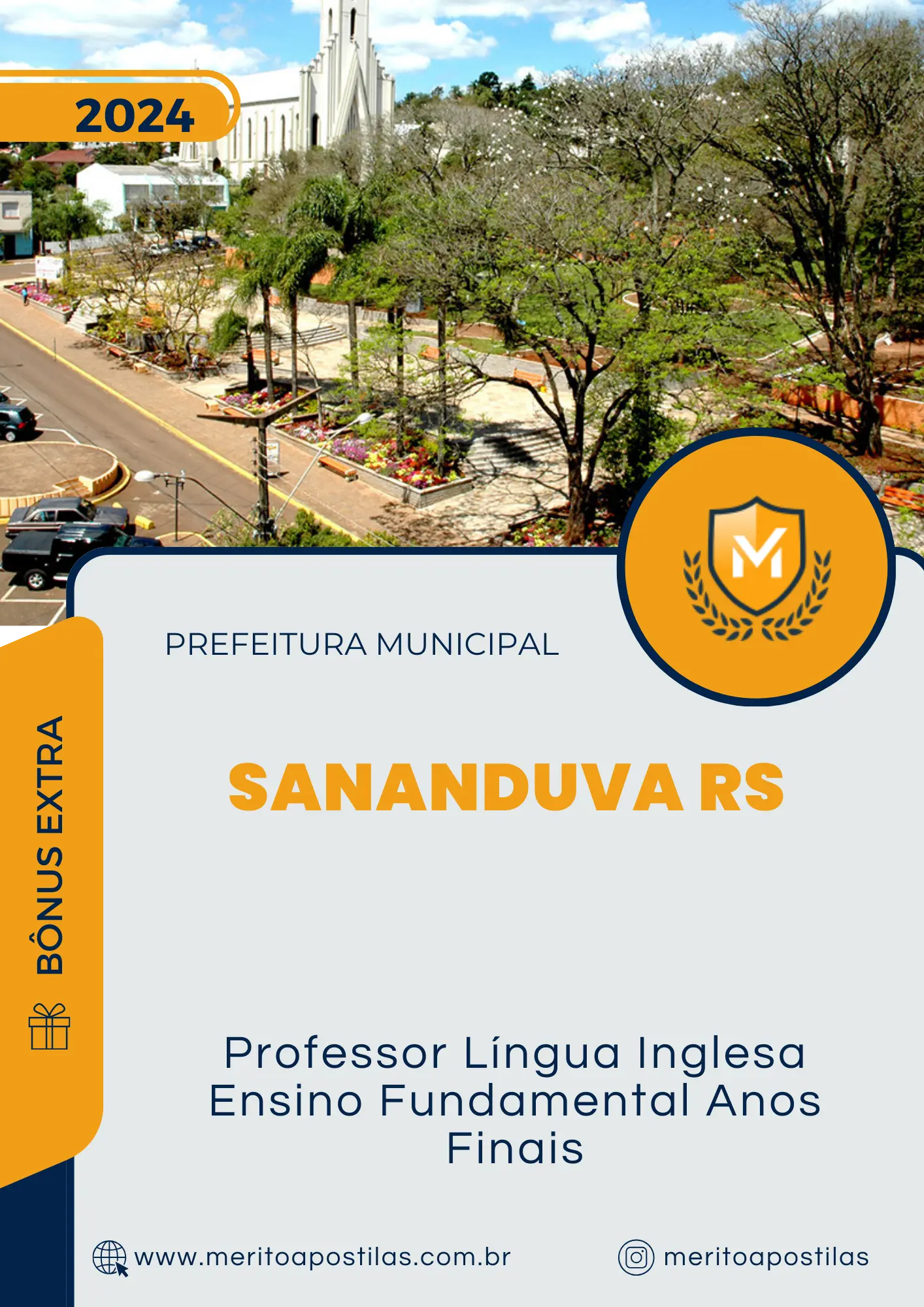 Apostila Professor Língua Inglesa Ensino Fundamental Anos Finais Prefeitura de Sananduva RS 2024