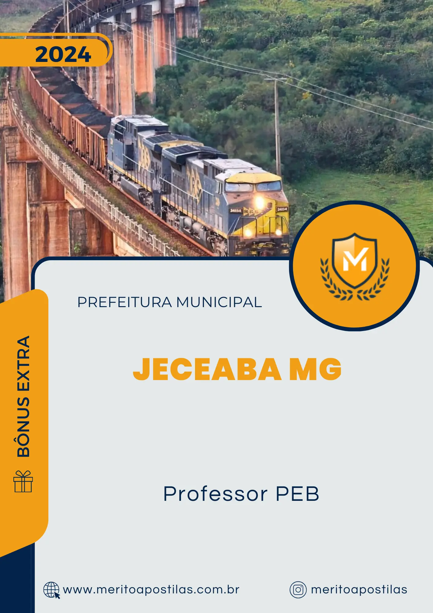 Apostila Professor PEB Prefeitura de Jeceaba MG 2024