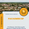 Apostila Professor de Educação Básica II Educação Física Prefeitura de Pacaembu SP 2024