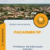 Apostila Professor de Educação Infantil I Prefeitura de Pacaembu SP 2024