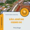 Apostila Psicólogo Prefeitura de São José do Cedro SC 2024